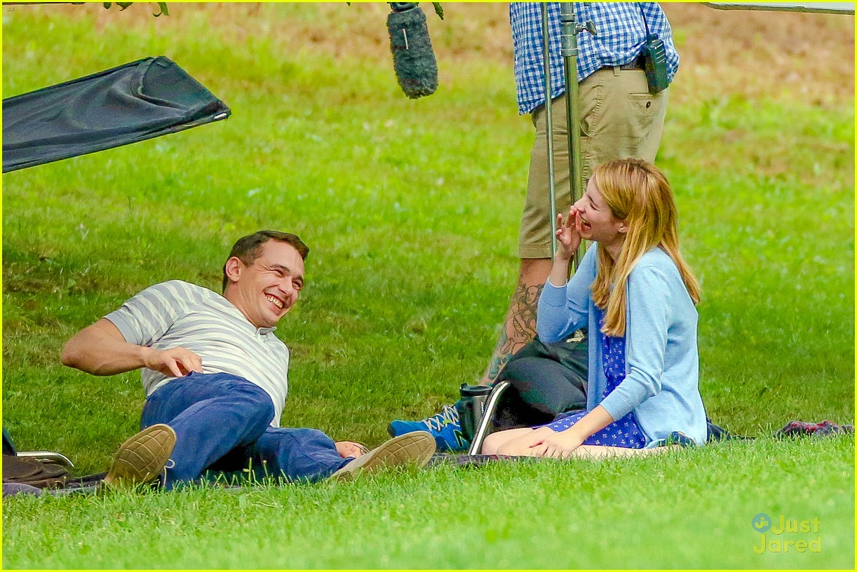 Emma Roberts Makes Out with James Franco for their Upcoming Movie 'Michael'