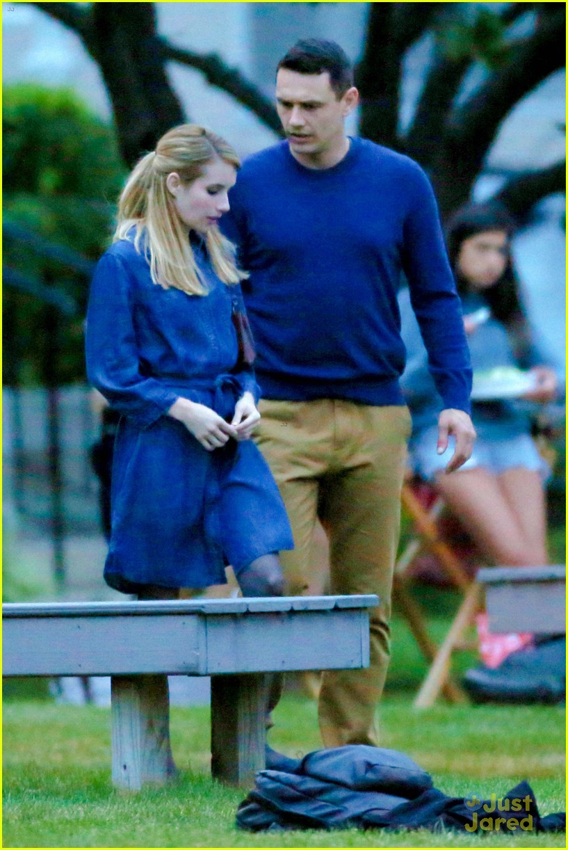 Emma Roberts Makes Out with James Franco for their Upcoming Movie 'Michael'