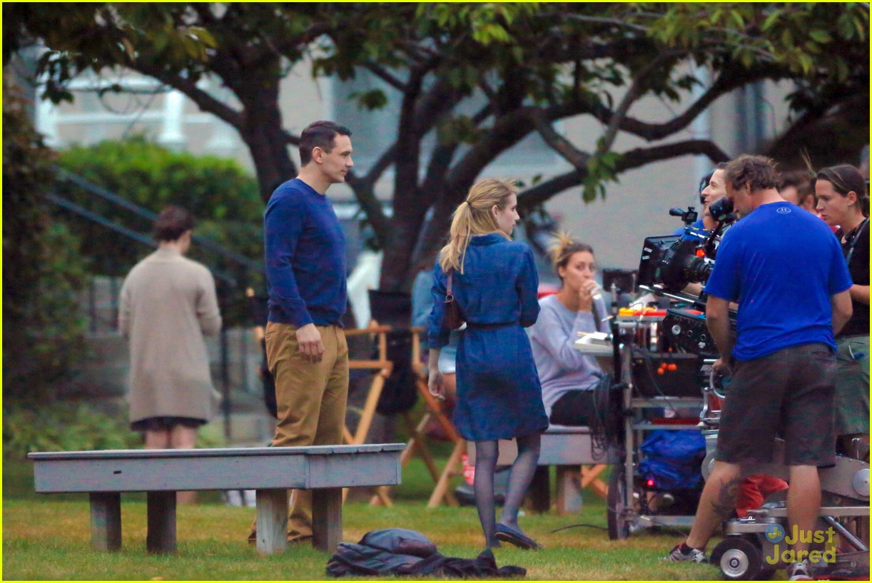 Emma Roberts Makes Out with James Franco for their Upcoming Movie 'Michael'