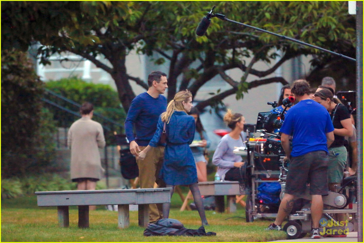 Emma Roberts Makes Out with James Franco for their Upcoming Movie 'Michael'