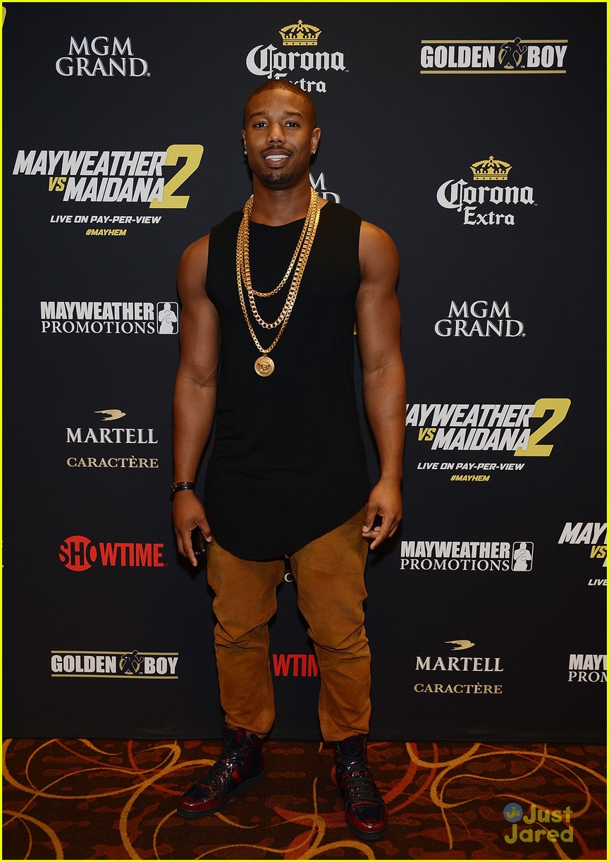 Joe Jonas & Michael B. Jordan Get Ready for a Fight in Las Vegas!