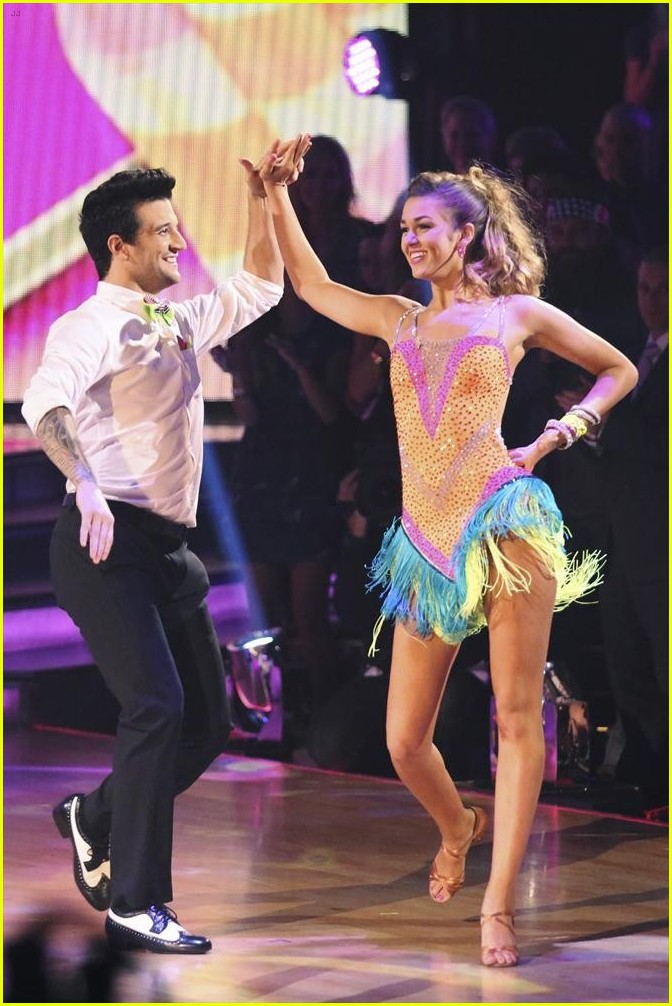 Sadie Robertson & Mark Ballas Cha Cha to High Score on 'DWTS' - See the Pics!