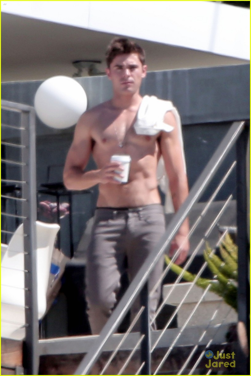 Zac Efron Films More Shirtless Scenes After Congratulating Ashley Tisdale on Wedding