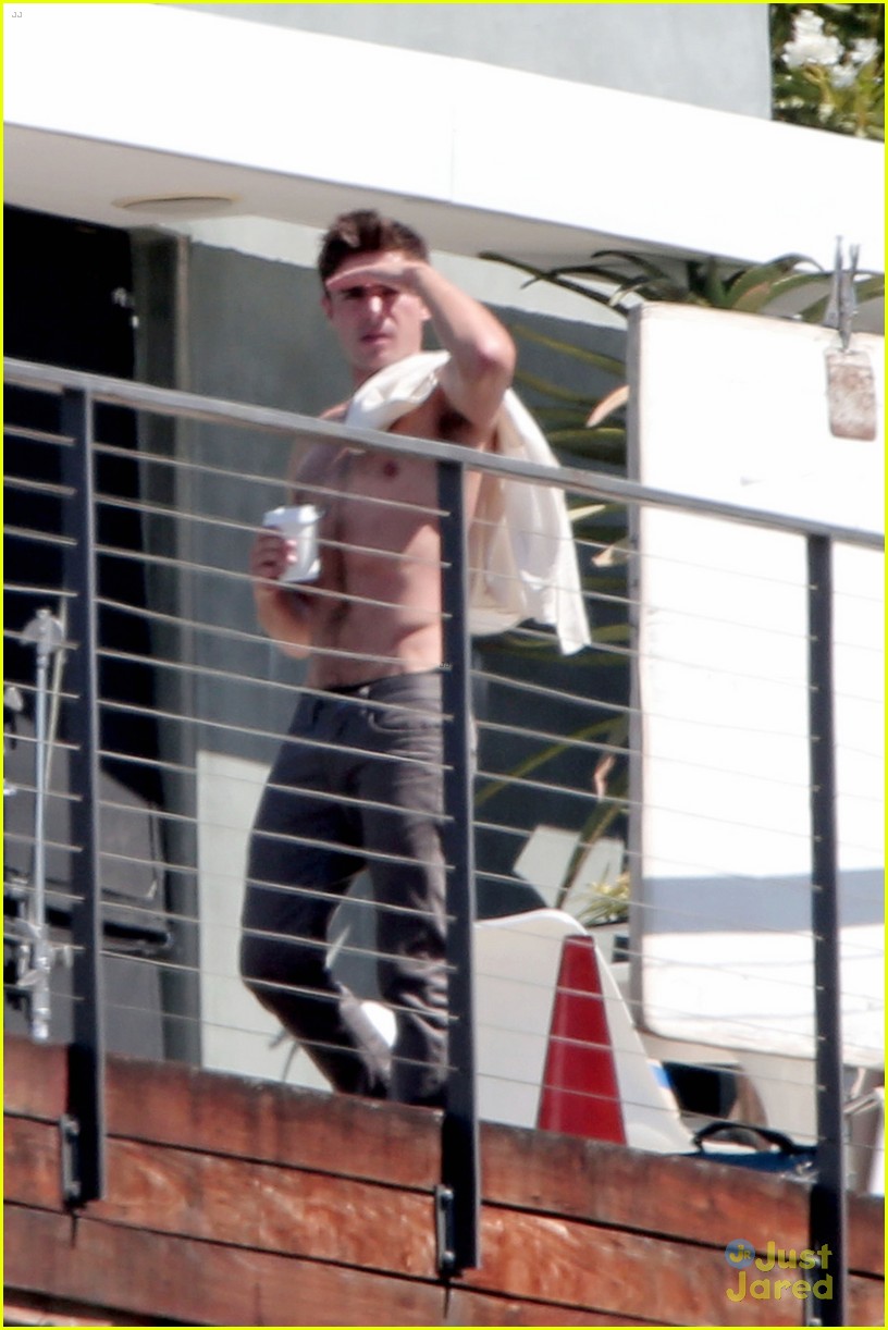 Zac Efron Films More Shirtless Scenes After Congratulating Ashley Tisdale on Wedding