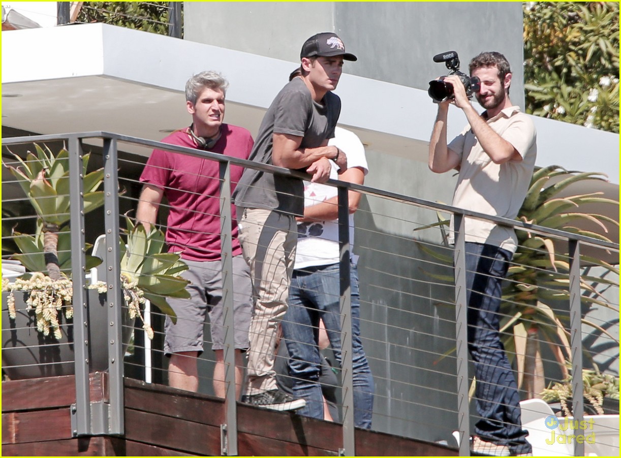 Zac Efron Films More Shirtless Scenes After Congratulating Ashley Tisdale on Wedding