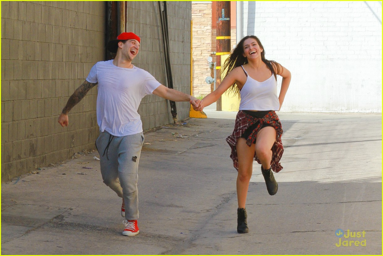 Bethany Mota & Mark Ballas Try Out Extreme Hula Hooping - See The Fun Pics!