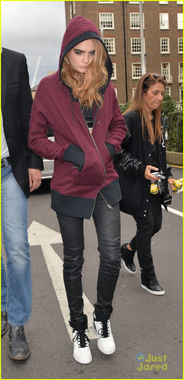 Cara Delevingne: Four 'Cara D for DKNY' Promo Stops Before 'Face of An Angel' Premiere