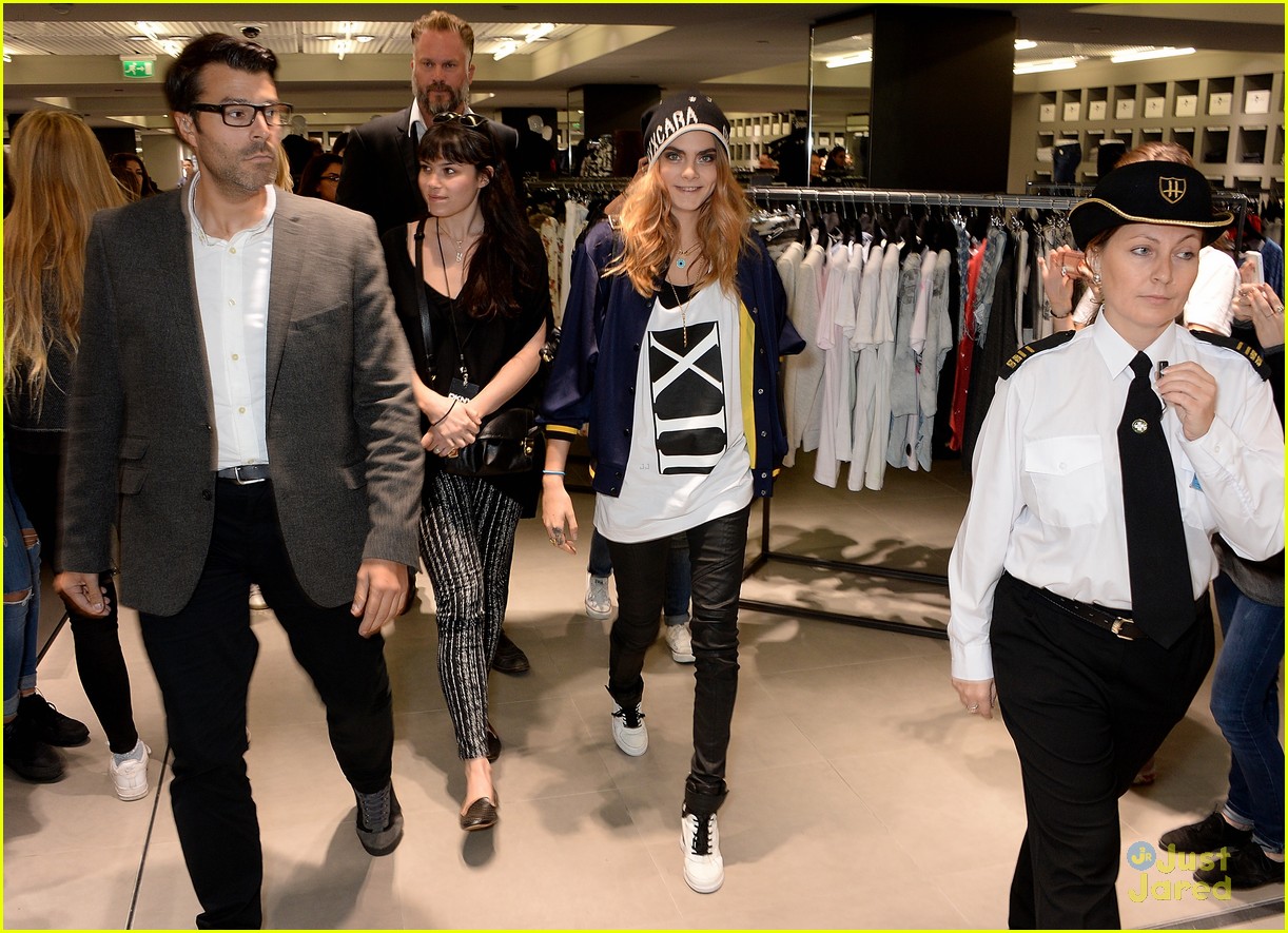 Cara Delevingne: Four 'Cara D for DKNY' Promo Stops Before 'Face of An Angel' Premiere