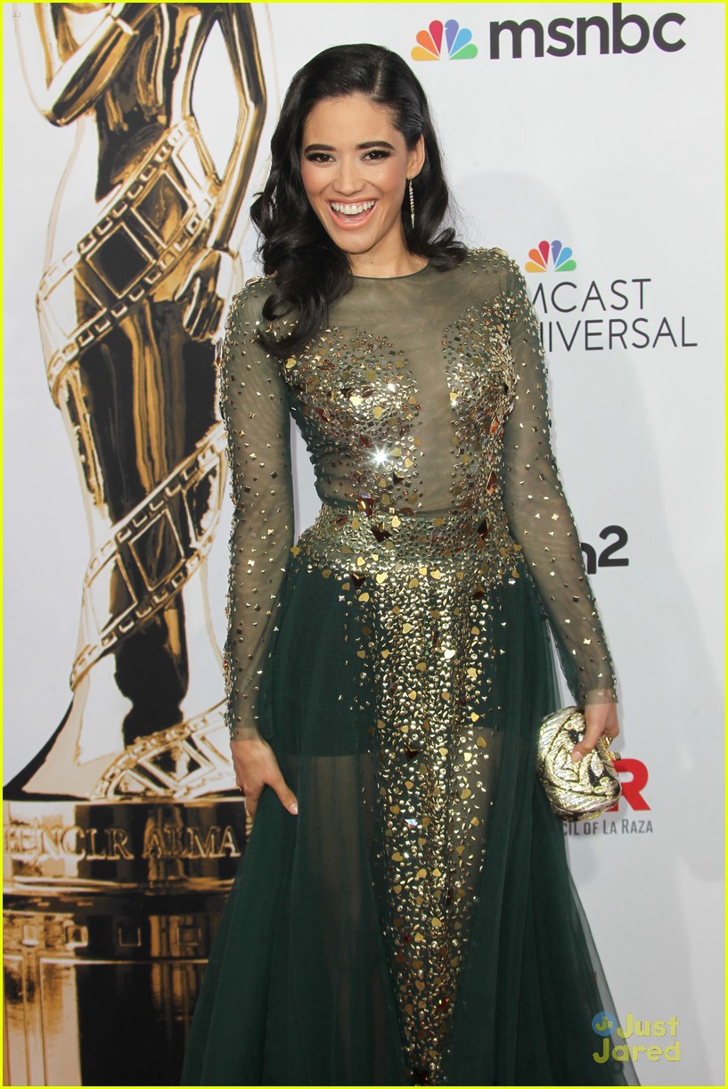 Edy Ganem & Fatima Ptacek Bring Glitter & Edge To ALMA Awards 2014