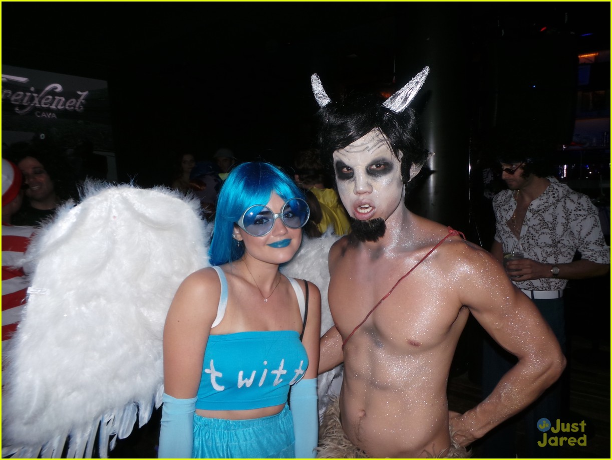 Colton Haynes & Lucy Hale Don't Mess Around When It Comes to Halloween Costumes