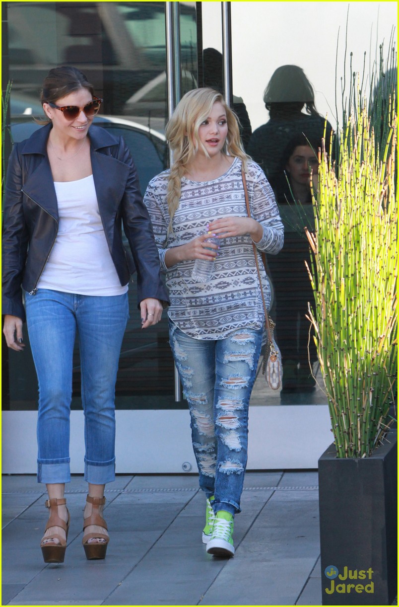 Olivia Holt Gets Ready for WallFlower Jeans Shoot