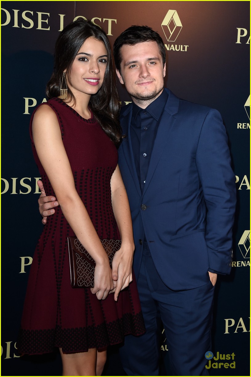 Josh Hutcherson & Girlfriend Claudia Traisac Premiere 'Paradise Lost' in Paris