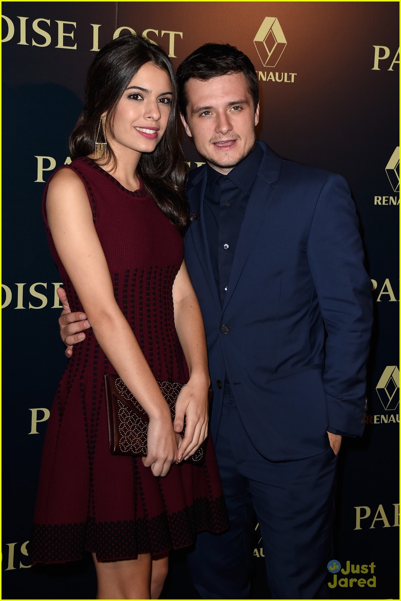 Josh Hutcherson & Girlfriend Claudia Traisac Premiere 'Paradise Lost' in Paris
