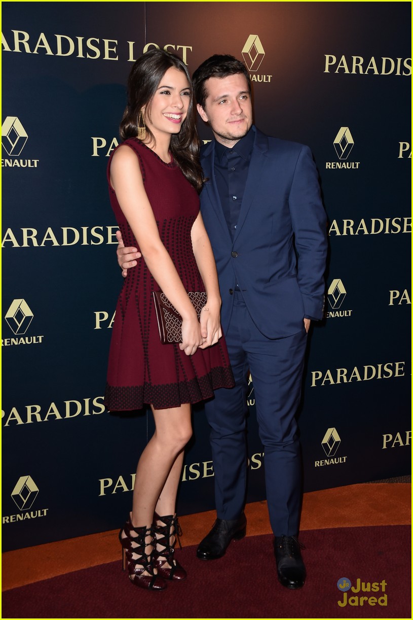 Josh Hutcherson & Girlfriend Claudia Traisac Premiere 'Paradise Lost' in Paris