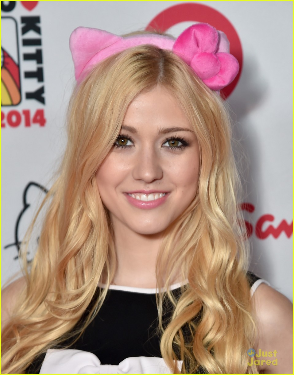 Olivia Holt & Katherine McNamara Celebrate National Cat Day with Hello Kitty!