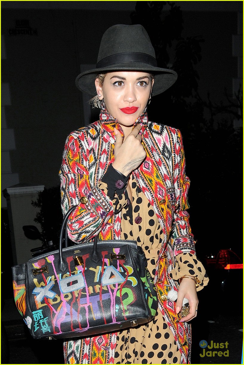 Rita Ora & Green Haired Boyfriend Ricky Hilfiger Hit Kate Moss Launch