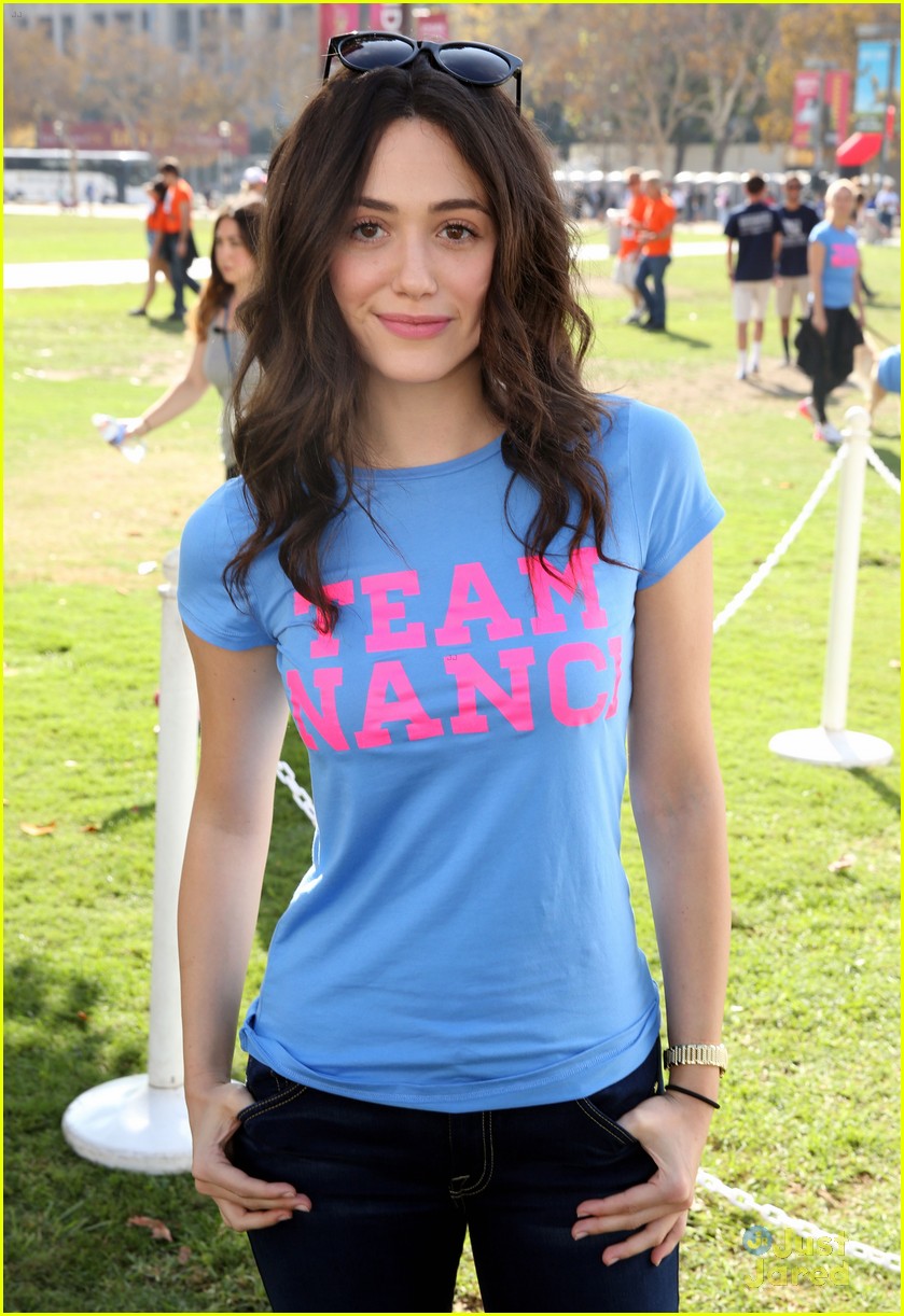 Emmy Rossum Shows Support for 'Team Nanci' at ALS Walk