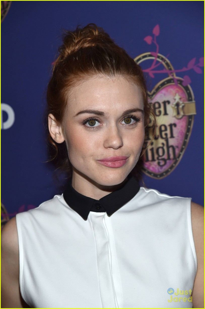 Holland Roden & Max Carver Couple Up at Just Jared's Homecoming Dance!