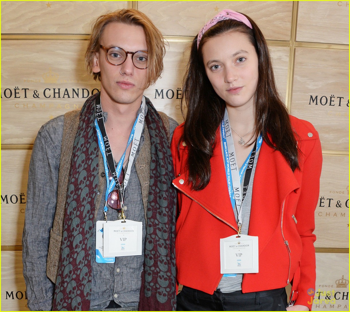 Jamie Campbell Bower & Matilda Lowther Had a 'Rough Sunday' Watching Tennis