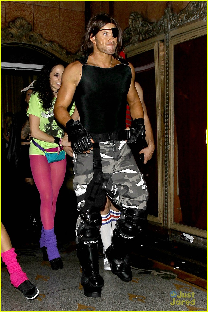 Kellan Lutz Flaunts Muscles For Halloween Party