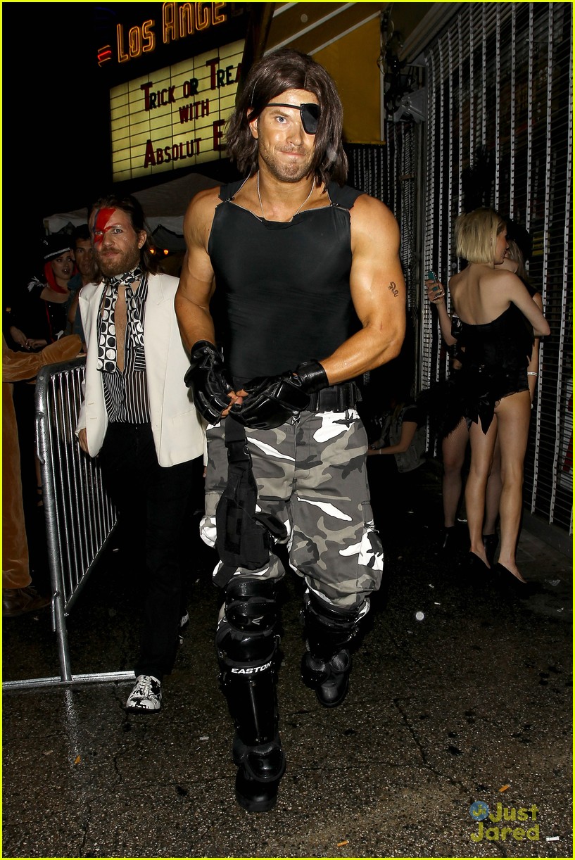 Kellan Lutz Flaunts Muscles For Halloween Party