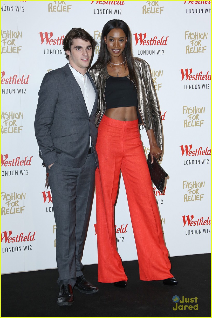 Neon Jungle & RJ Mitte Step Out For Fashion For Relief