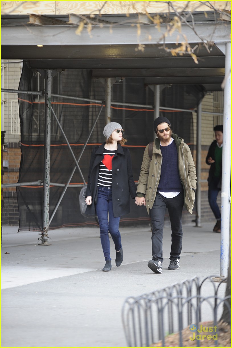 Emma Stone & Andrew Garfield Look Like a Couple Before 'Cabaret' Performance