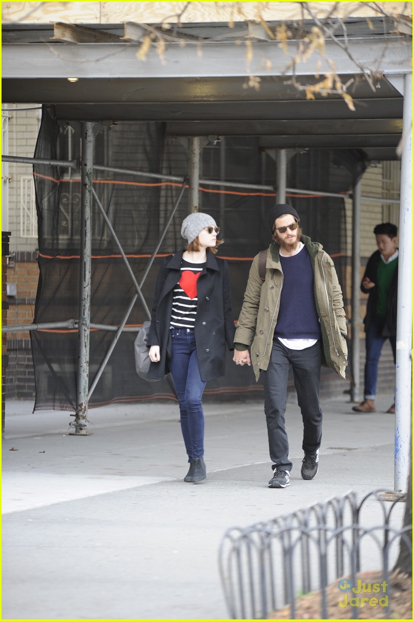 Emma Stone & Andrew Garfield Look Like a Couple Before 'Cabaret' Performance