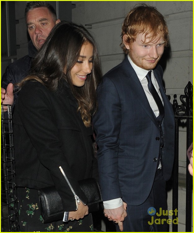 Ed Sheeran & Girlfriend Athina Andrelos Hold Hands After He Drops New Song 'Make It Rain'