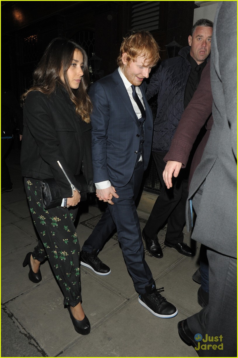 Ed Sheeran & Girlfriend Athina Andrelos Hold Hands After He Drops New Song 'Make It Rain'