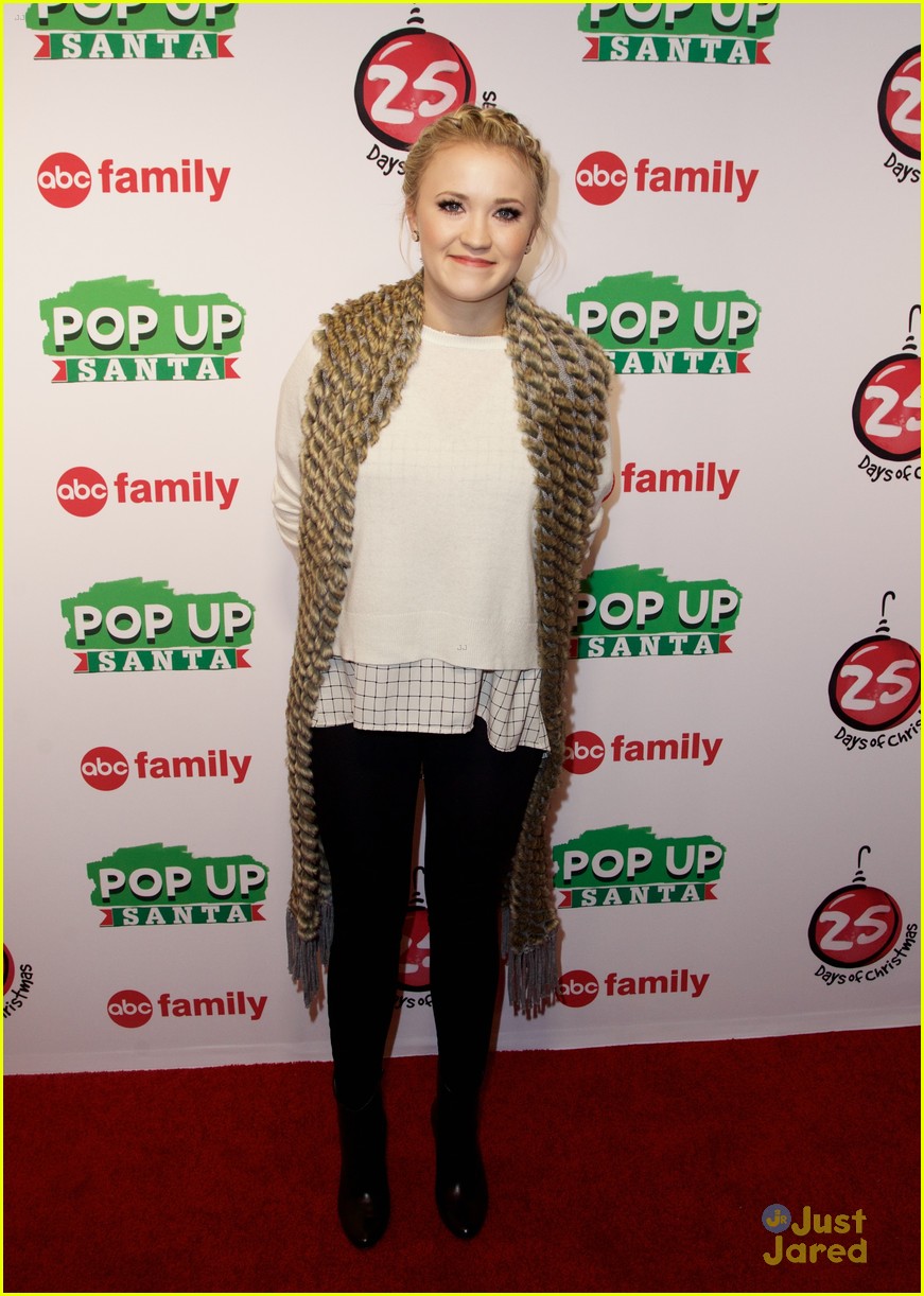 Emily Osment Sings 'Christmas In The City' At ABC Family's Winter Wonderland & It's So Adorable!