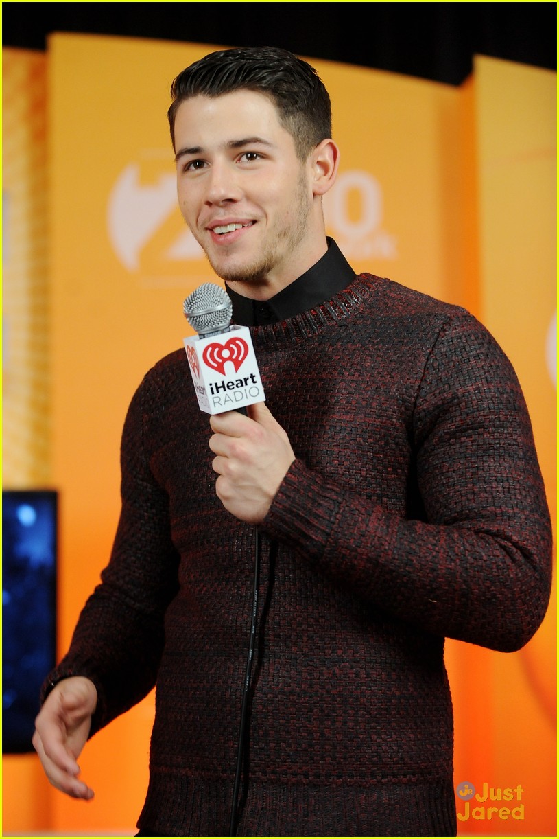Nick Jonas Gets Brother Kevin's Support at Z100 Jingle Ball