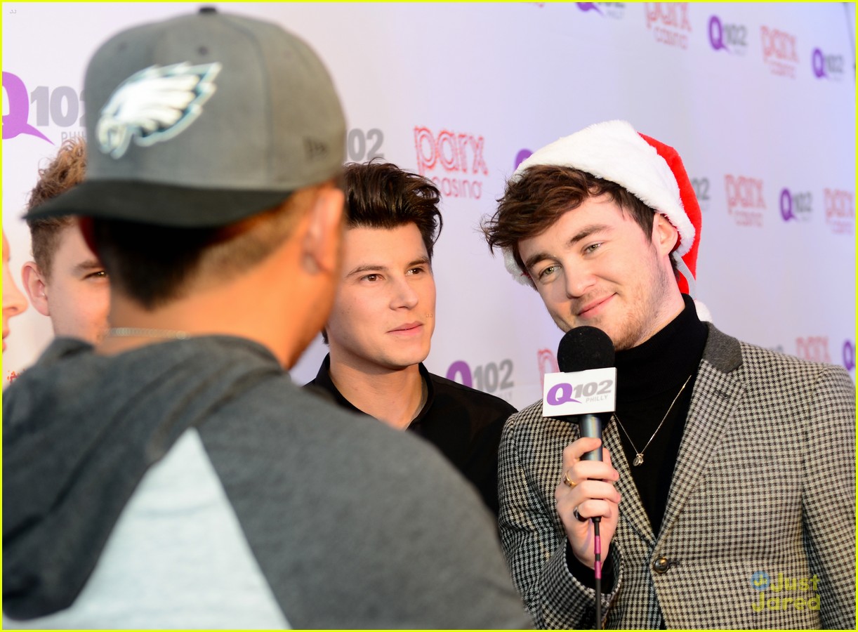 Rixton Hit Up Q102's Jingle Ball After Lewis Morgan Hangs With Ella Eyre in London