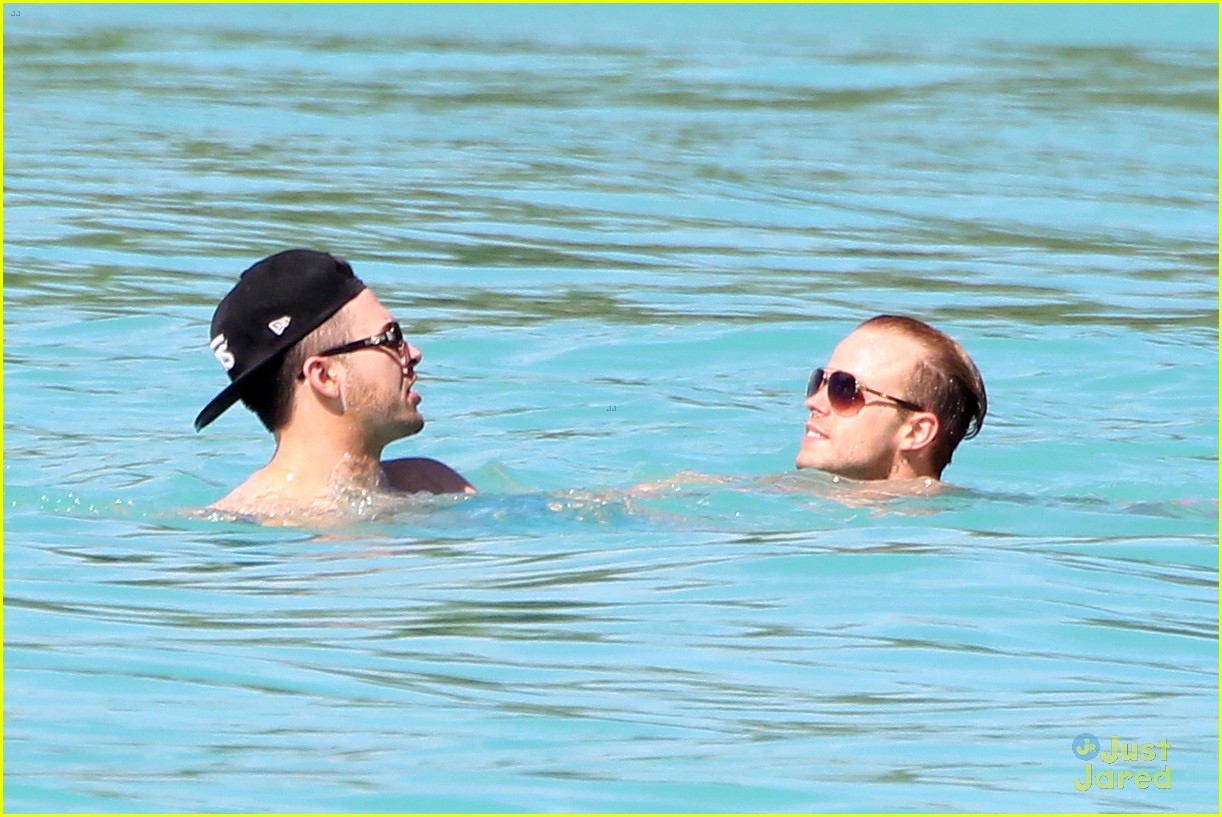 Union J Go Shirtless While Hanging Out on the Beach with Nathan Sykes