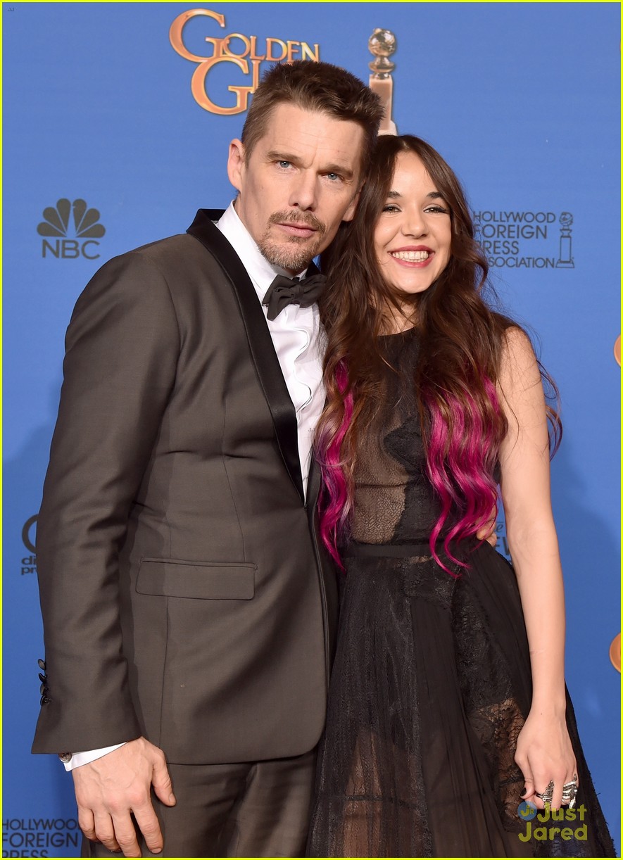 Ellar Coltrane & Lorelai Linklater Bring 'Boyhood' to Golden Globes 2015!
