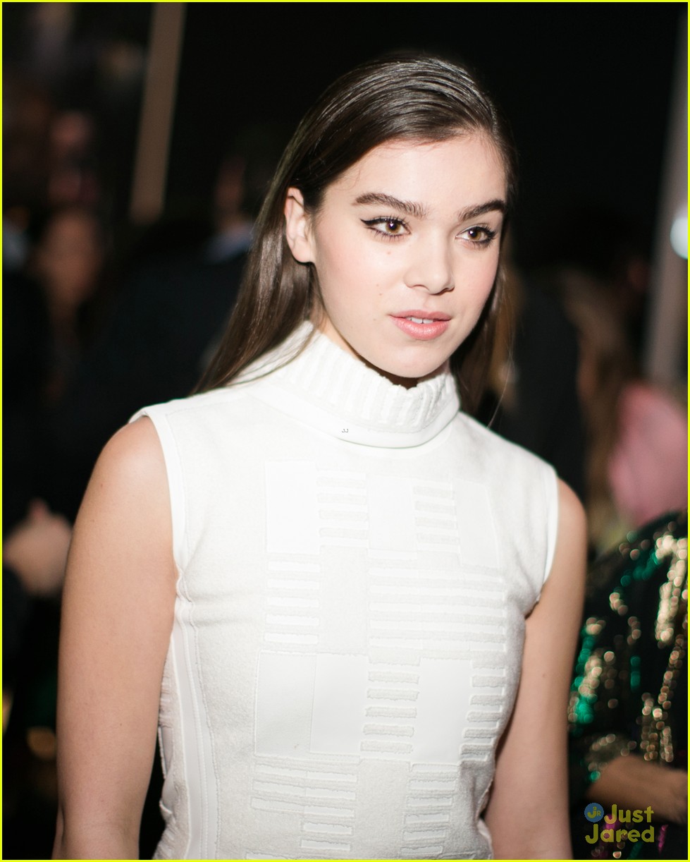 Miley Cyrus & Hailee Steinfeld Turn Heads in White at Shooting Stars Exhibit Opening