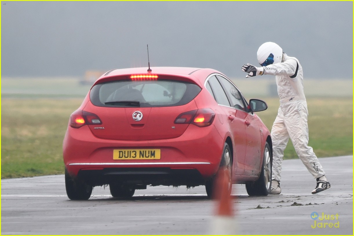 Ed Sheeran is a Speed Demon on Race Track