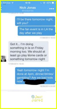 Taylor Swift Challenges Nick Jonas to Card Game in Alleged Twitter Direct Messages