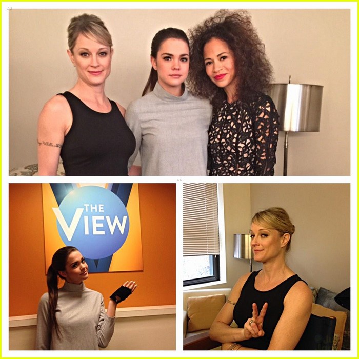 Maia Mitchell Takes Teri Polo & Sherri Saum To NYC For 'Fosters' Promo - See Their Adventures!