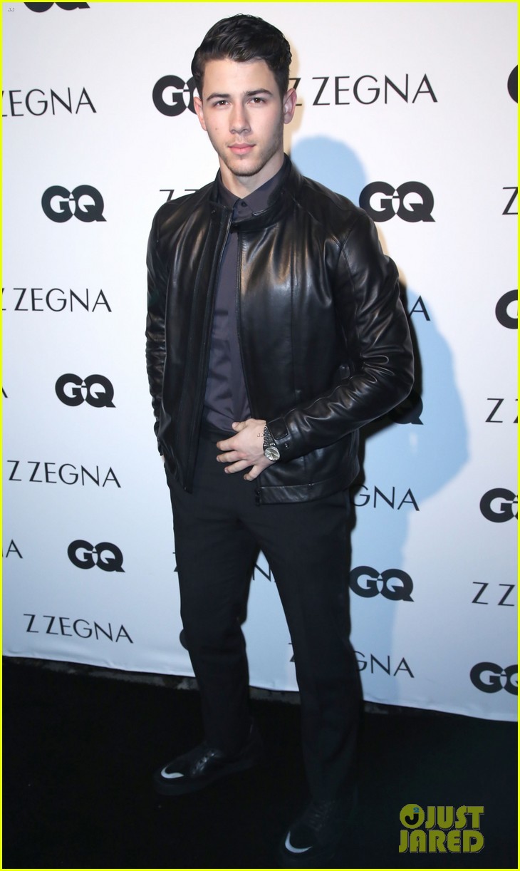 Nick Jonas Hosts GQ's New Z Zegna Collection Celebration!