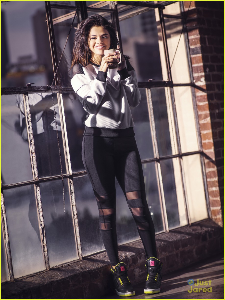 Selena Gomez Nails Sporty Chic in More adidas NEO Spring Campaign Pics