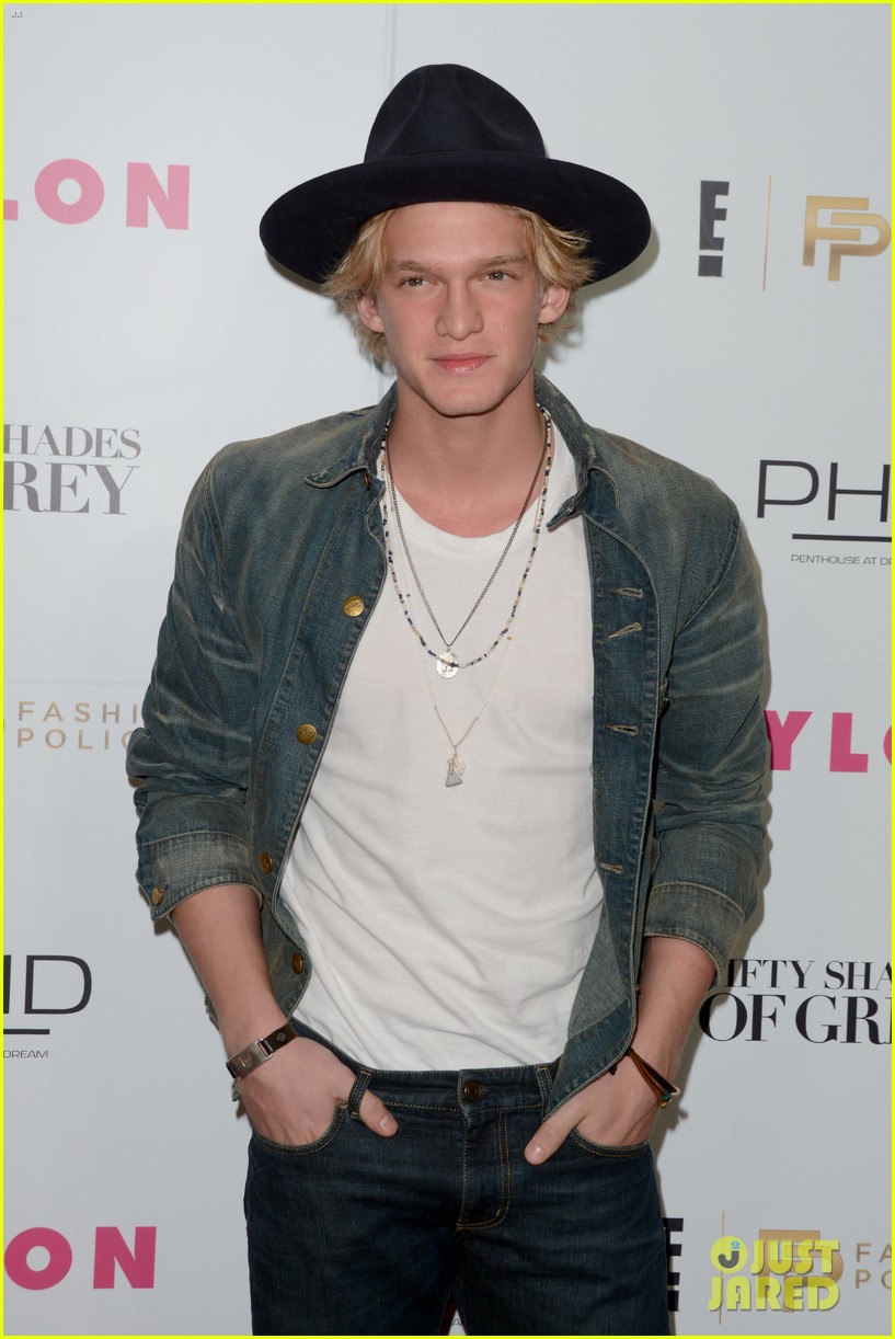Cody Simpson & Derek Hough Kick Off Fashion Week at 'Fifty Shades' Release Party!