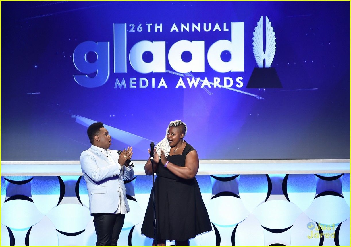 Glee's Alex Newell Performs & Receives Special Recognition Award at GLAAD Media Awards
