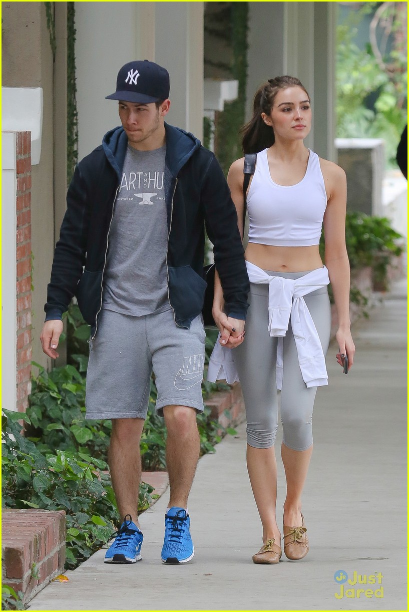 Nick Jonas & Olivia Culpo Hold Hands For Coffee Date