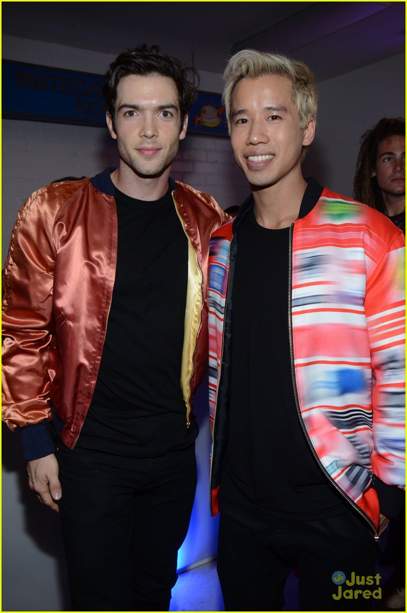 Mark Salling Stages 'Glee' Reunion with Max Adler at JJ's Throwback Thursday Party!