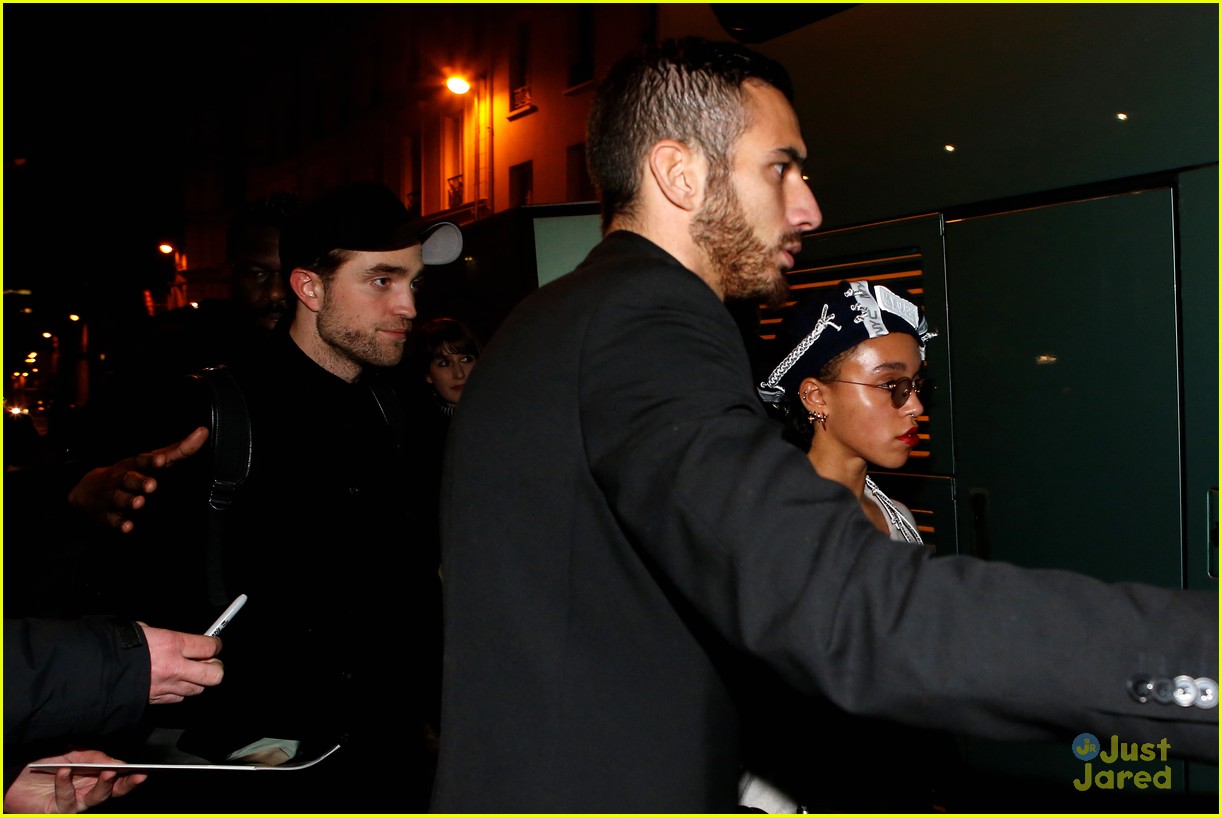 Robert Pattinson & FKA twigs Wrap Up Their Night In Paris