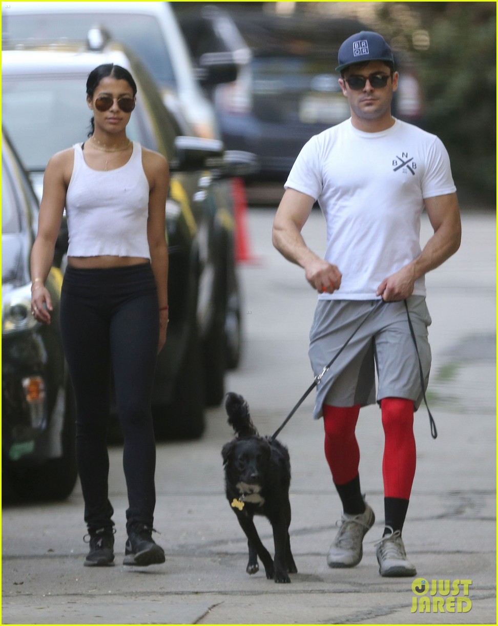 Zac Efron & Girlfriend Sami Miro Spend Sunday Together!