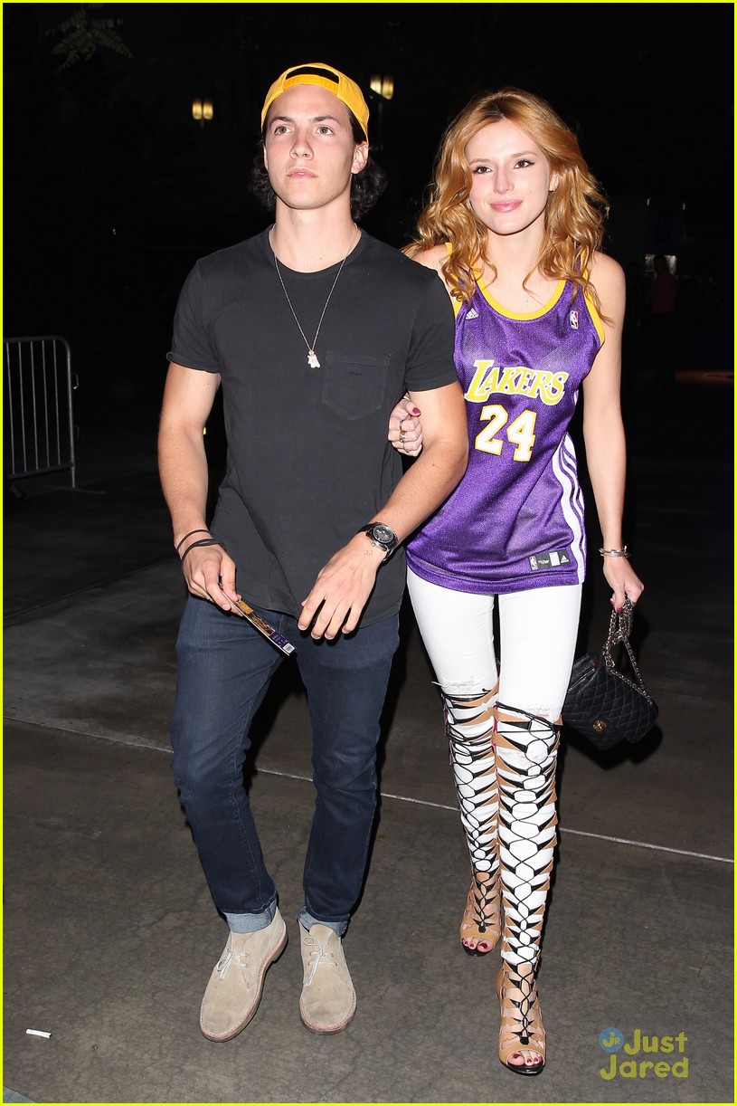 Bella Thorne Brings New Beau Ryan Nassif To Lakers Game