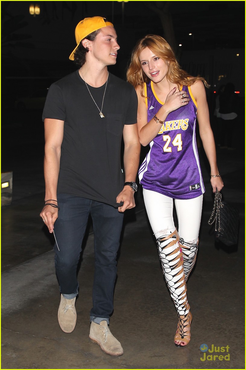 Bella Thorne Brings New Beau Ryan Nassif To Lakers Game