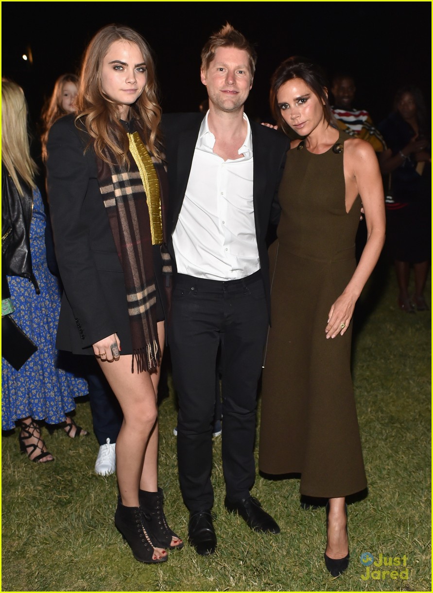Brooklyn Beckham Gets Photobombed by Cara Delevingne at Burberry Show!